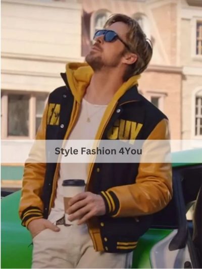 The Fall Guy Ryan Gosling Black and Yellow Bomber Jacket